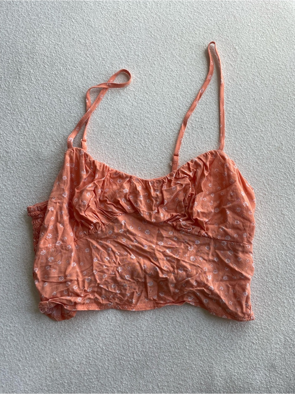 La Hearts Coral Peach Floral Cami